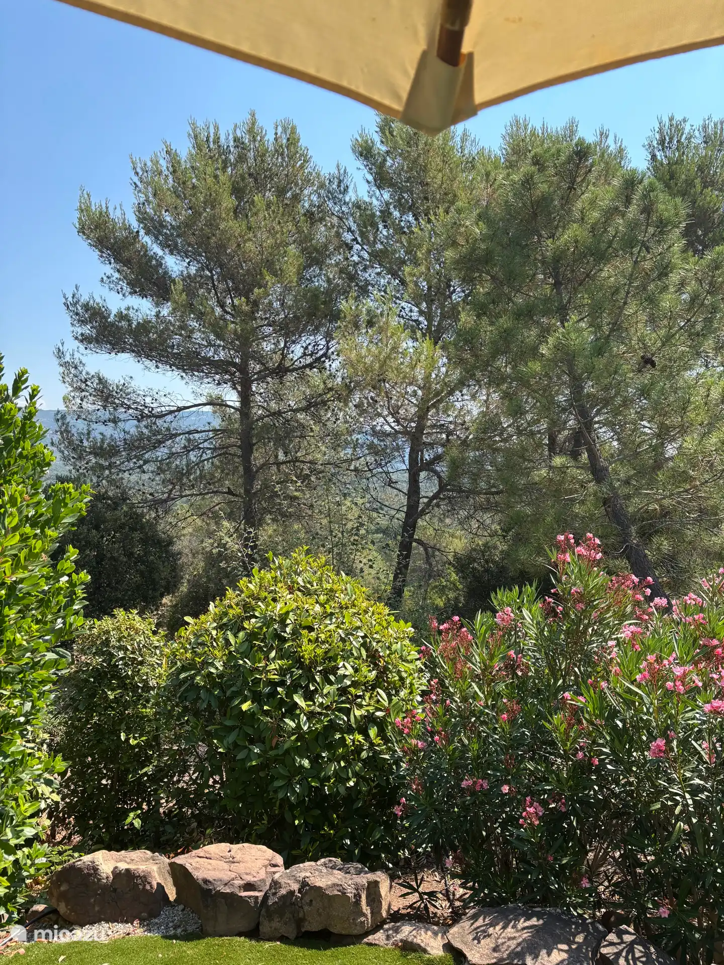 Vue depuis la 2e terrasse 