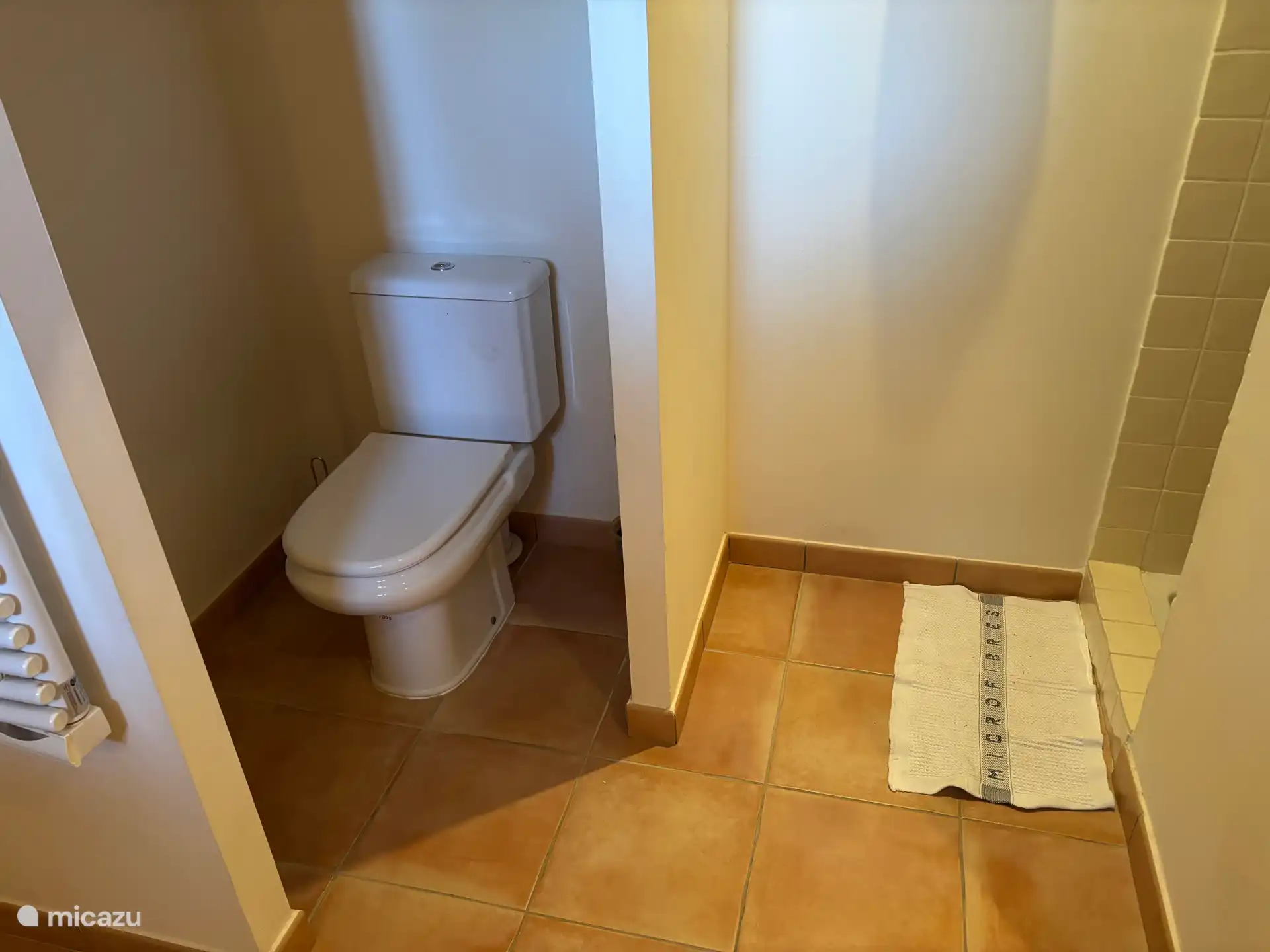 Toilettes dans la salle de bain 