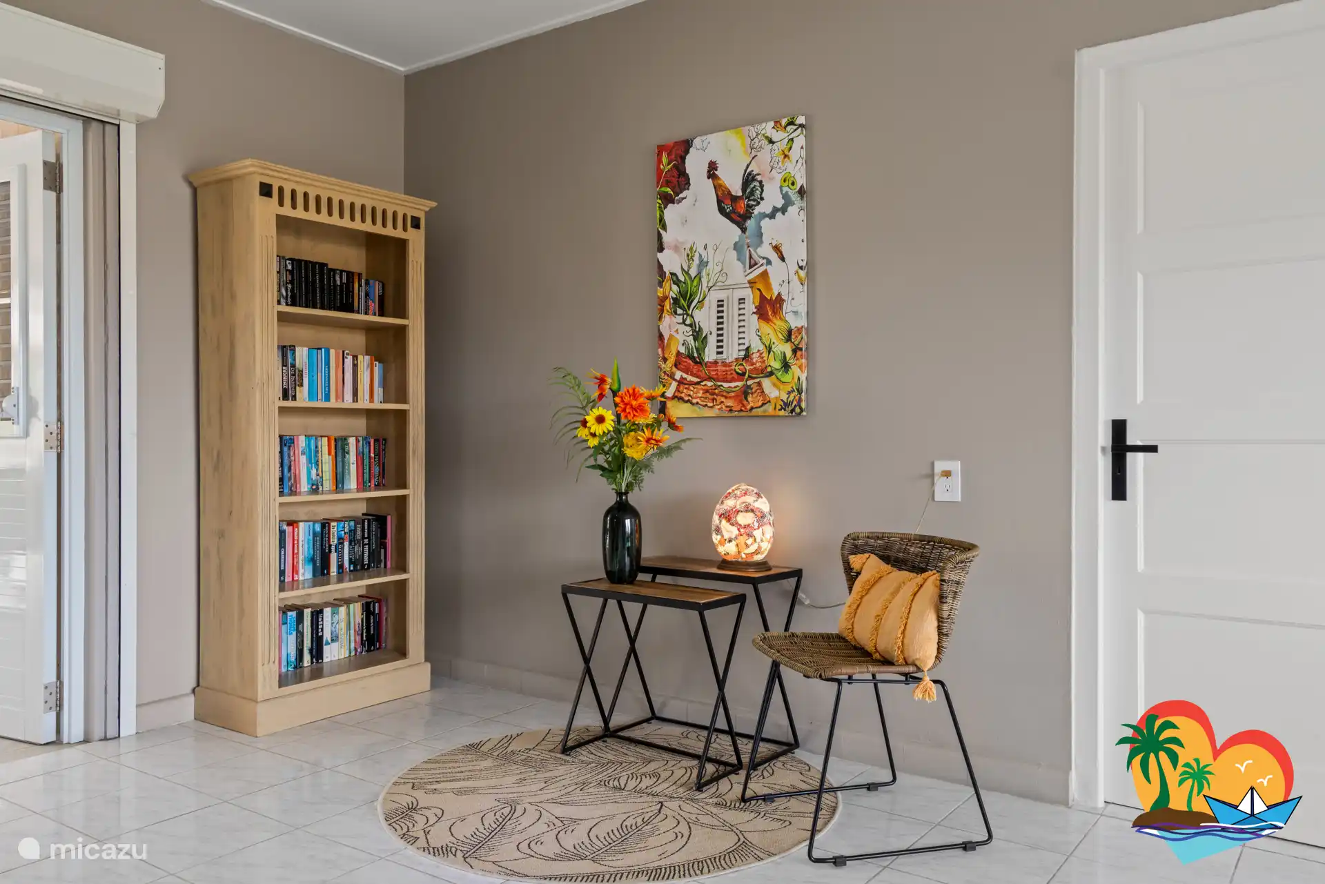 Coin lecture attrayant dans le salon