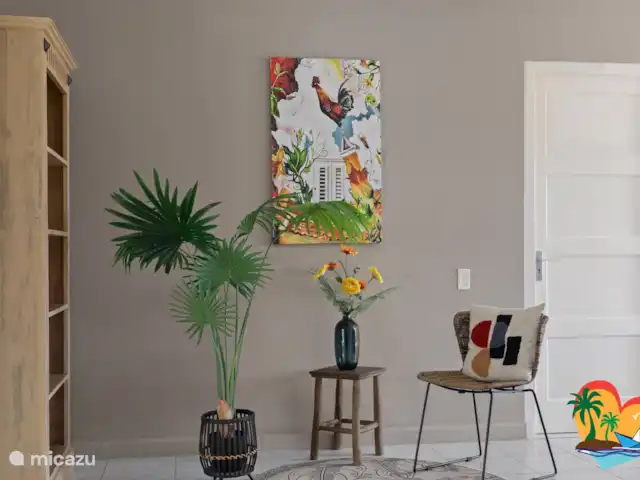 Maison Tropicale Salina | Curaçao, Curaçao-Centre, Willemstad - maison de vacances Coin cosy dans le salon