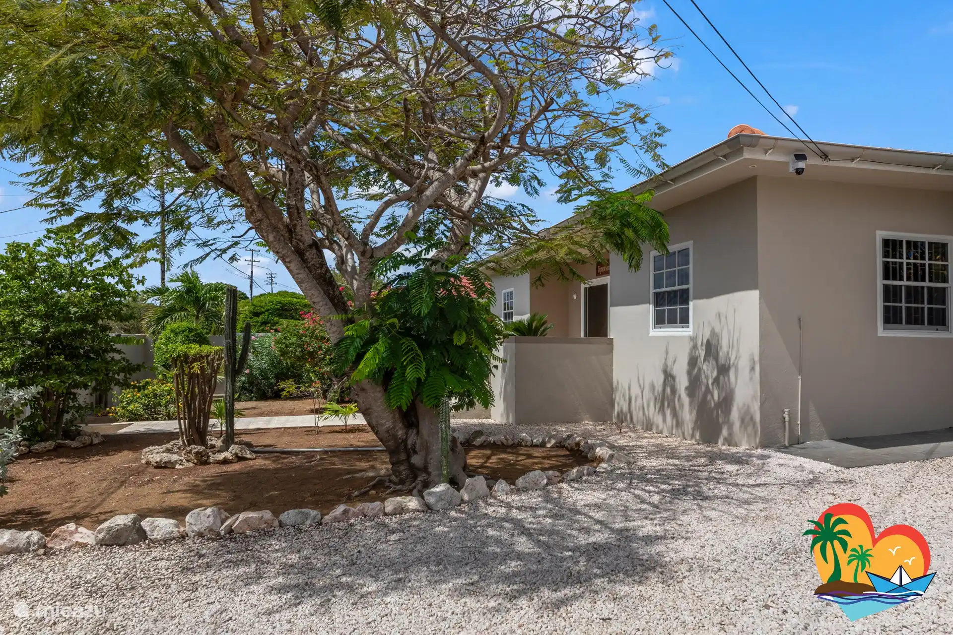 Cour avant tropicale