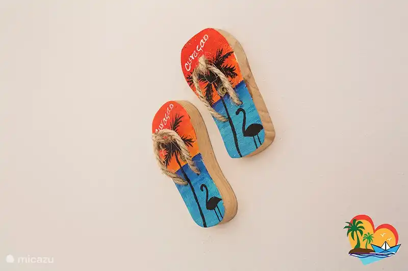 Chaussons de Curaçao - décoration