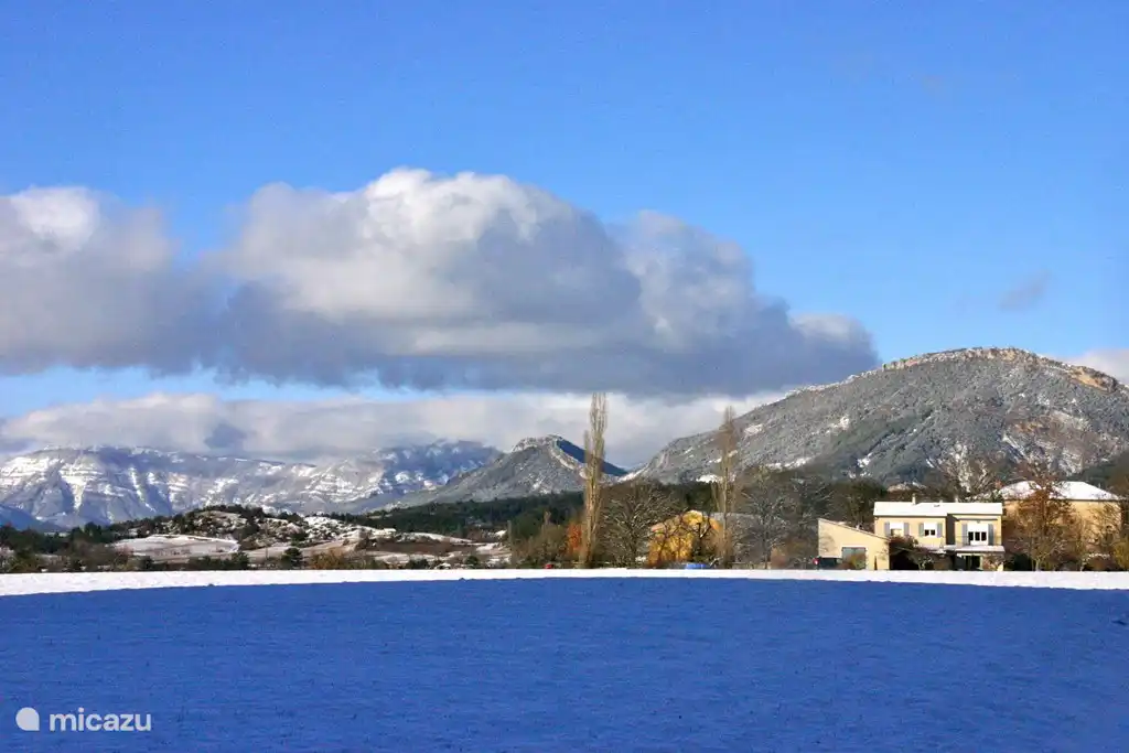 Ons huis in de winter