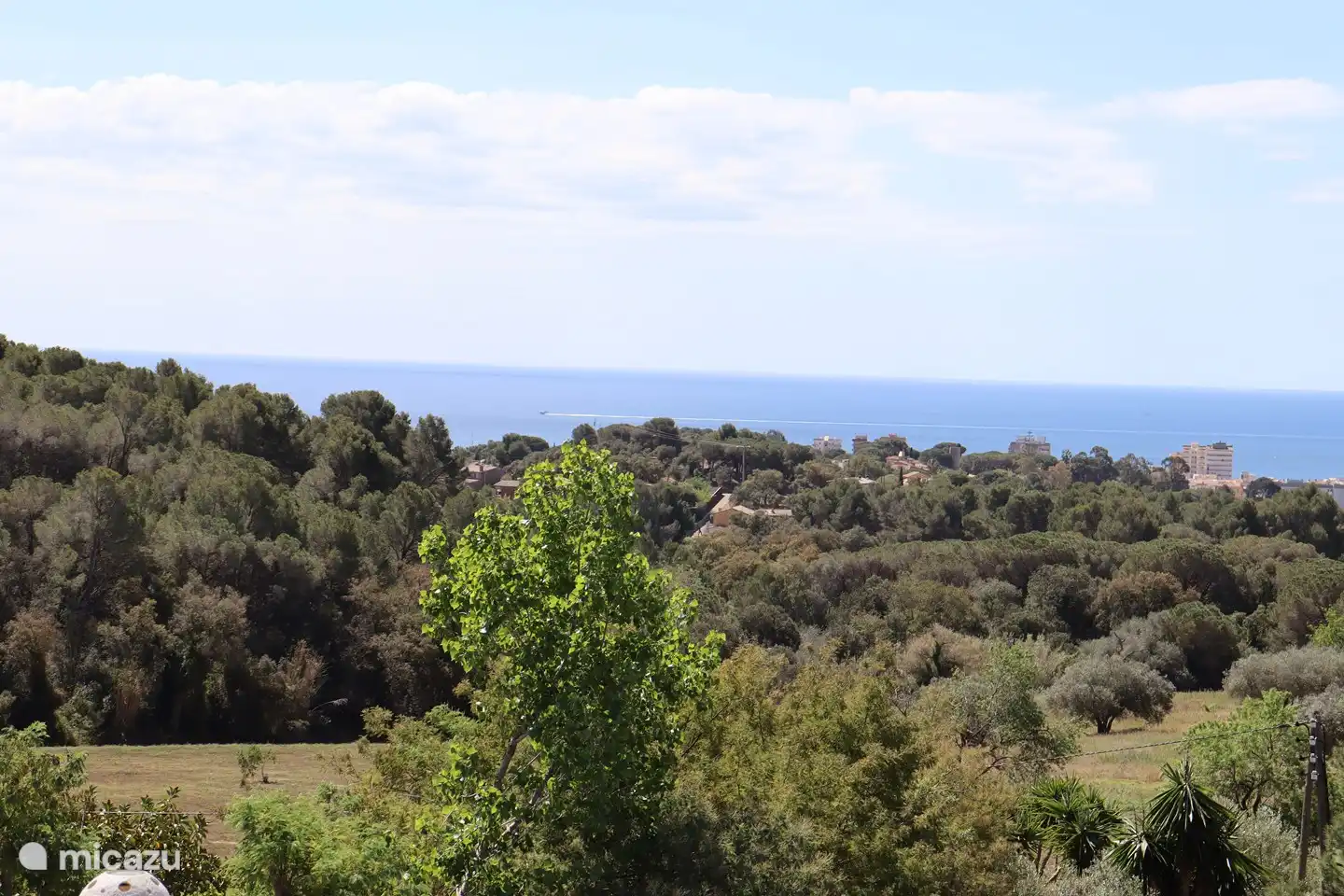 Blick von der Terrasse der VillaCostaBrava (Mittelmeer)