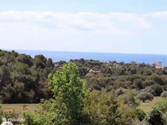 Location de Vacances Espagne, Costa Brava, Calonge, villa - VillaCostaBrava Vue depuis la terrasse de VillaCostaBrava (Mer Méditerranée)