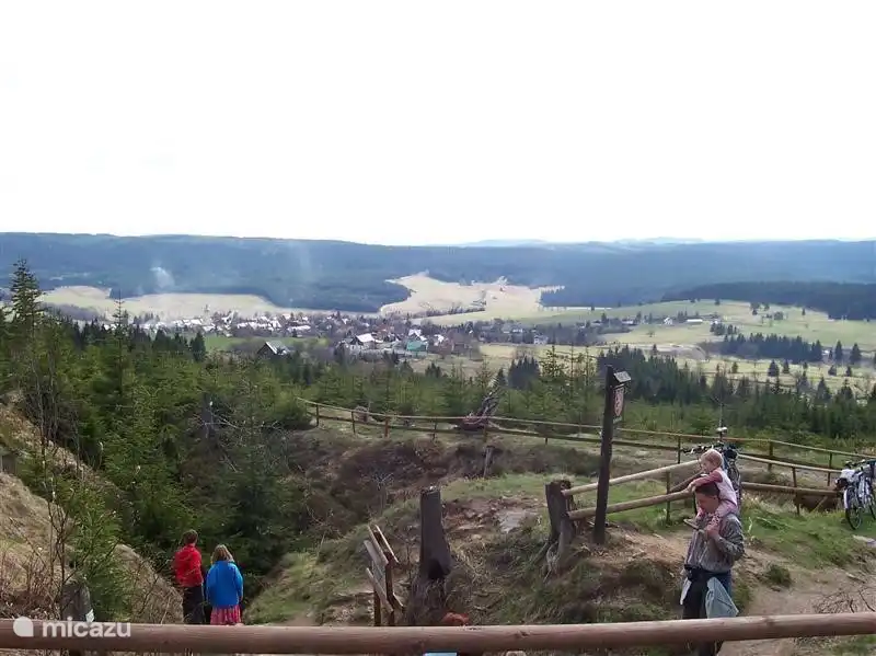 750 Meter vom Haus aus haben Sie einen schönen Blick auf die Umgebung.
