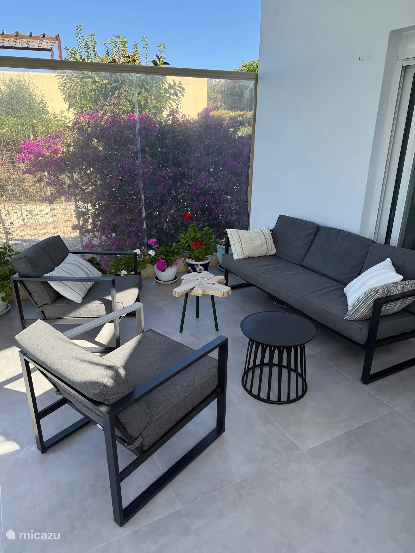 Veranda mit Lounge-Set