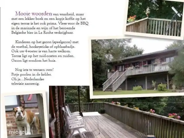 Location de Vacances Belgique, Ardennes, Halleux, chalet - Chalet Riethoven prospectus