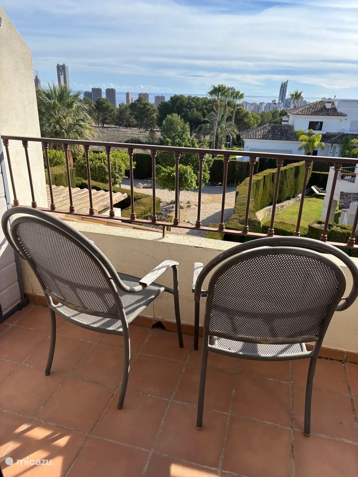 Terrasse adjacente à la chambre principale