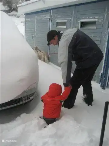 Gelegentlich kann es zu viel Schnee fallen sein!