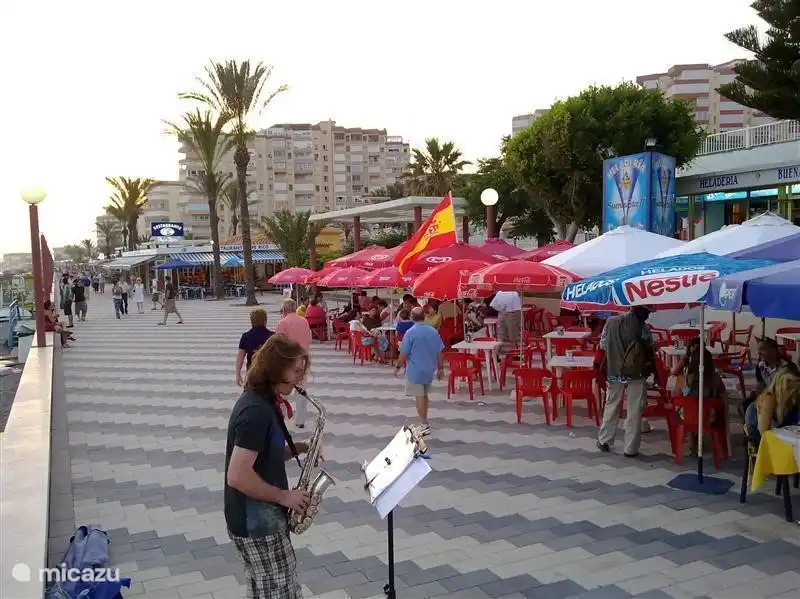 Gemütlich auf dem Boulevard.