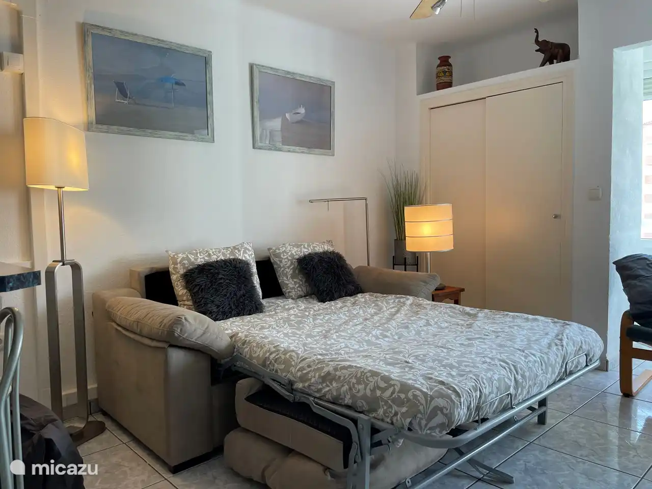 Das Schlafsofa in Funktion