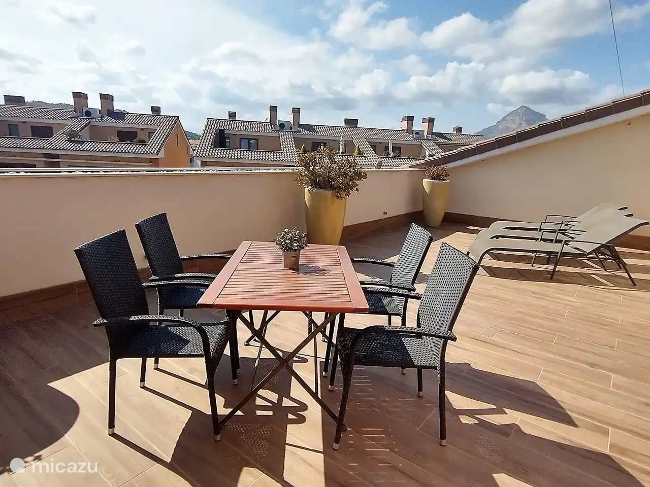 Terras op zuid-westen