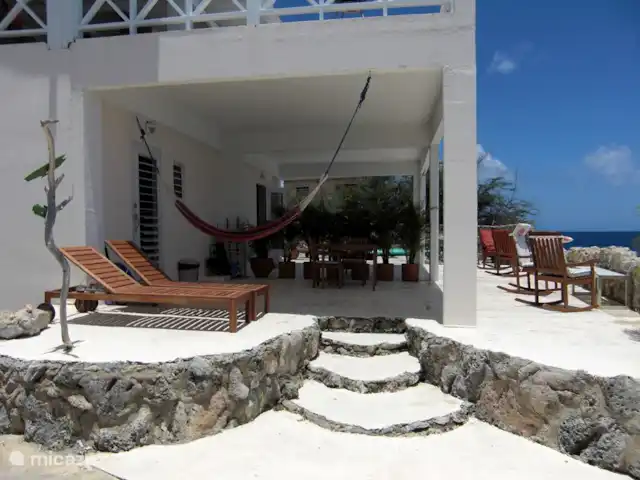 Location de Vacances Curaçao, Banda Abou (ouest), Lagun, maison de vacances - Maison Coeur de Dauphin La terrasse du studio 1