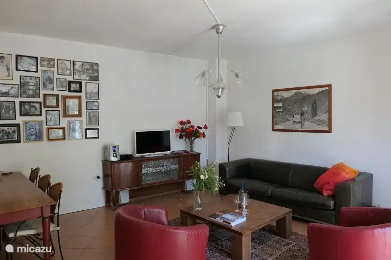 Living room with sofa.