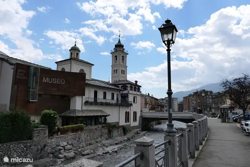 River flowing through the village