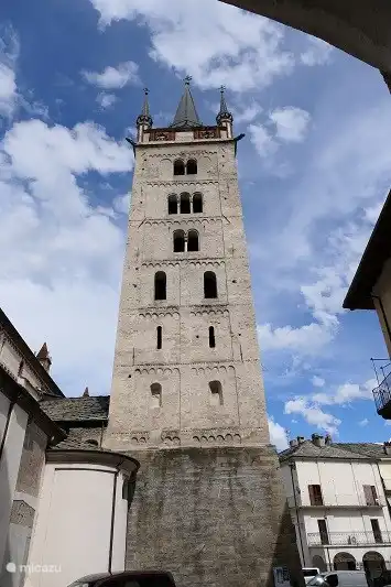 Old church with city wall