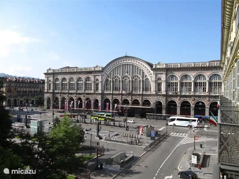 Staion Porte Nuovo in the center of Turin. There is a direct connection to the station in our village.