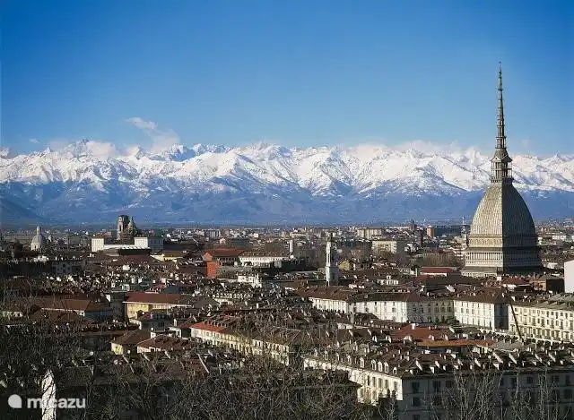Turin overlooking the Alps