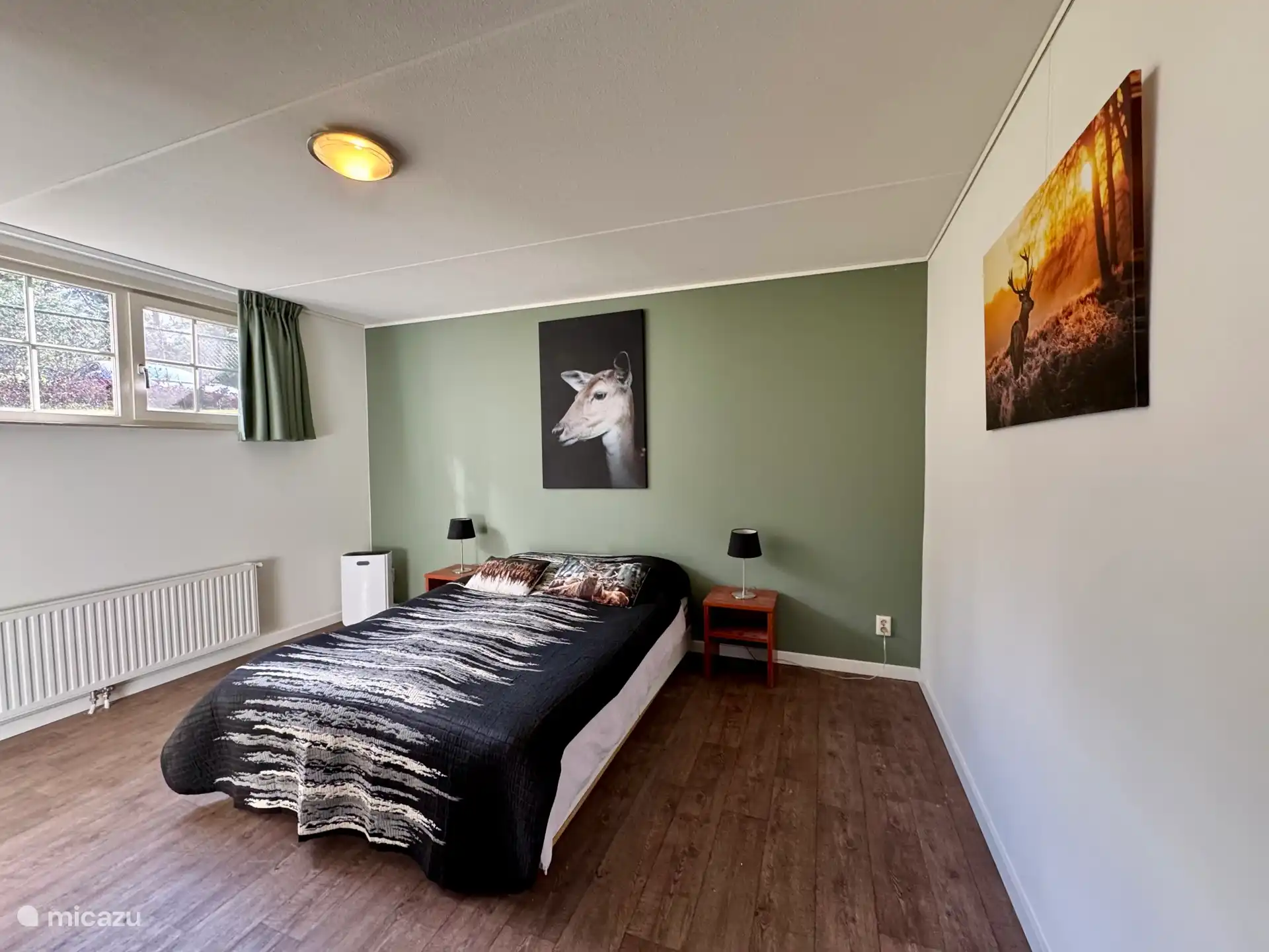 De herten slaapkamer.