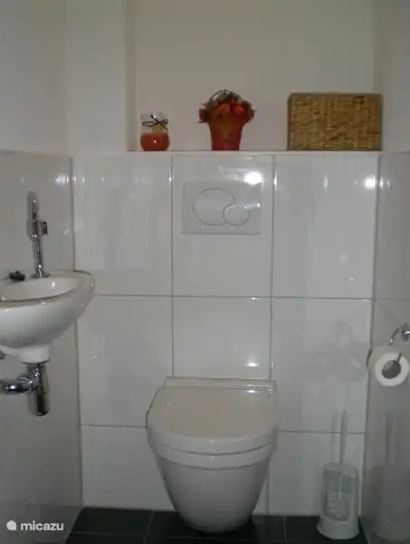 Our house has 2 separate toilets.