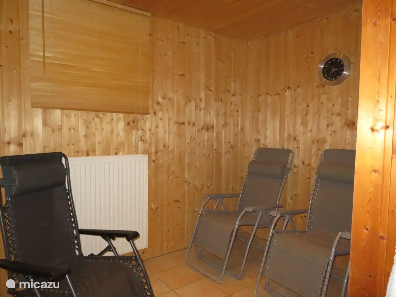 Onze sauna voor ontspannende momenten.