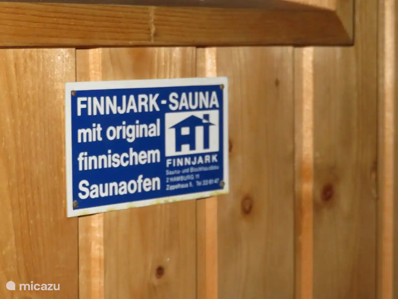 Onze sauna is uitgerust met een originele Finse saunakachel.