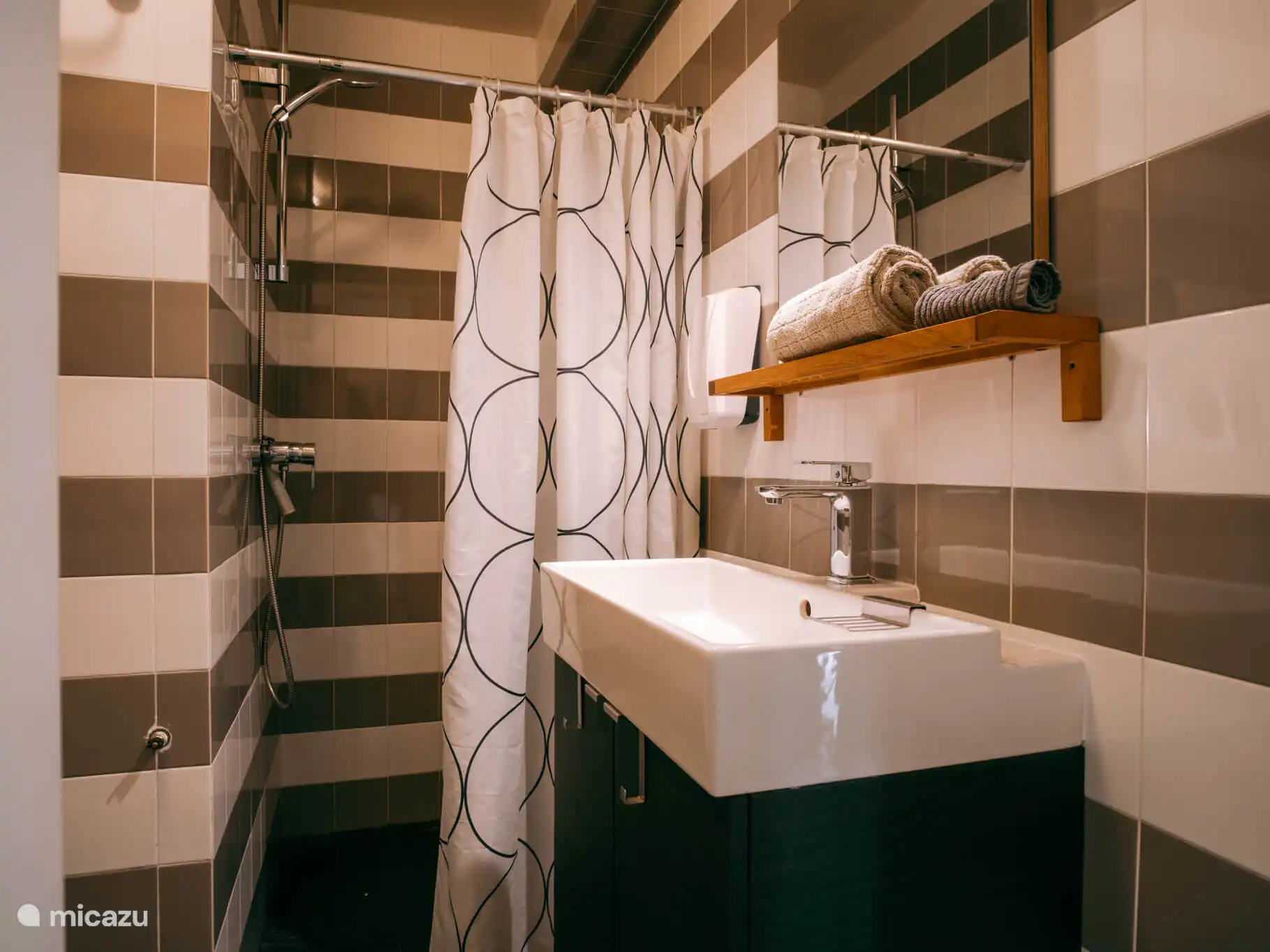 Badezimmer des Hotels