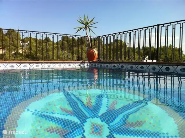 VillaValence | Espagne, Valence, Valence (ville) - villa Piscine privée avec de beaux carreaux de mosaïque