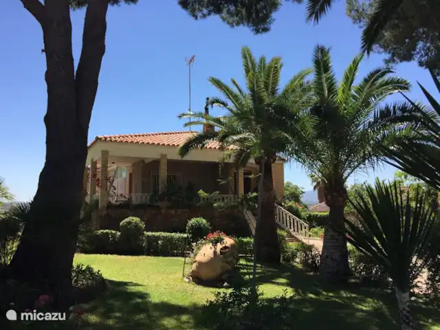 VillaValence | Espagne, Valence, Valence (ville) - villa Jardin de devant avec palmiers et pins