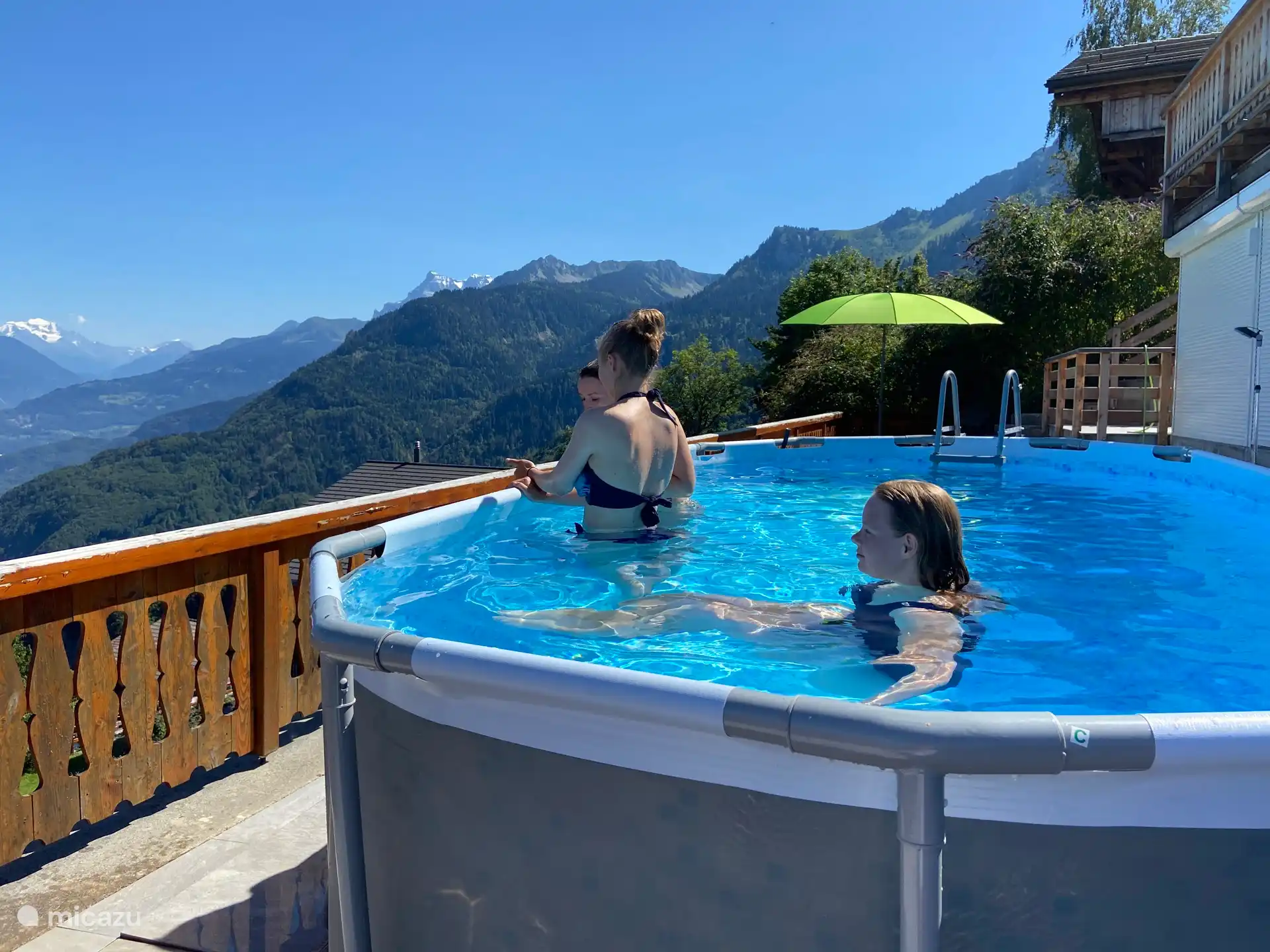 Summer swimming pool