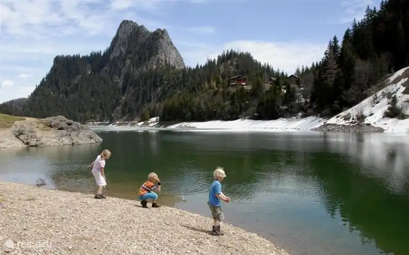 Mountain lake nearby