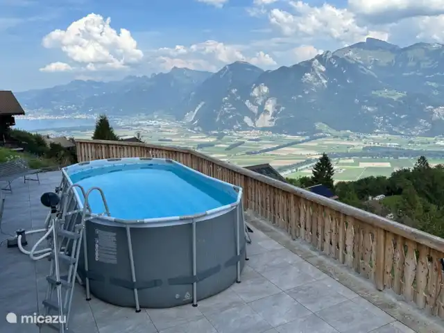 Chalet Panoramamix | Suisse, Valais, Torgon - chalet Piscine d’été (5,50 x 2,75 cm)