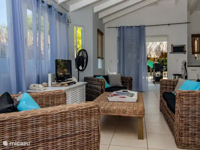 Villa Bleu Curaçao | Curaçao, Banda Ariba (est), Jan Thiel - villa Le salon