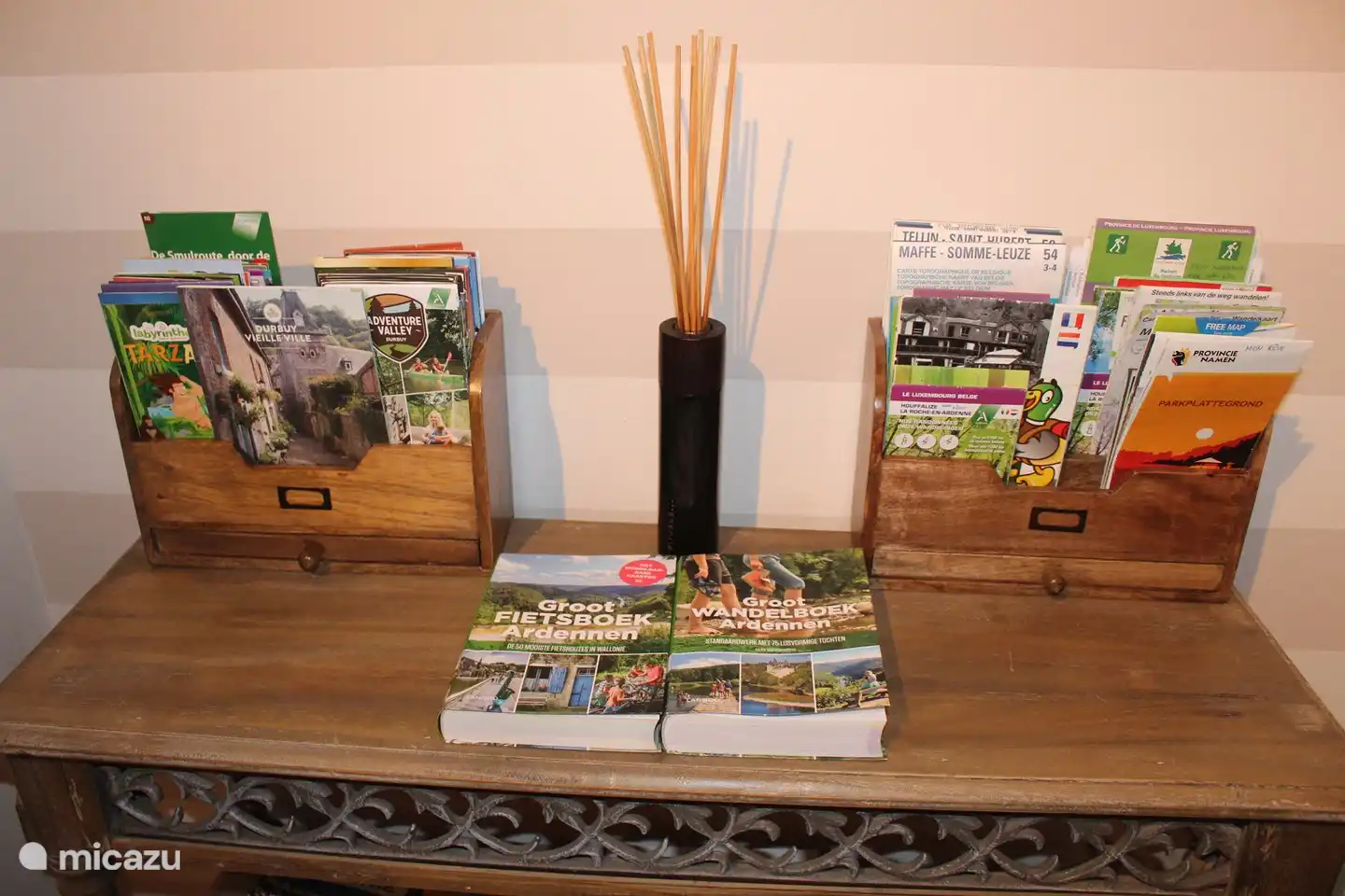 In der Eingangshalle finden Sie umfangreiche Informationen über die Region. 