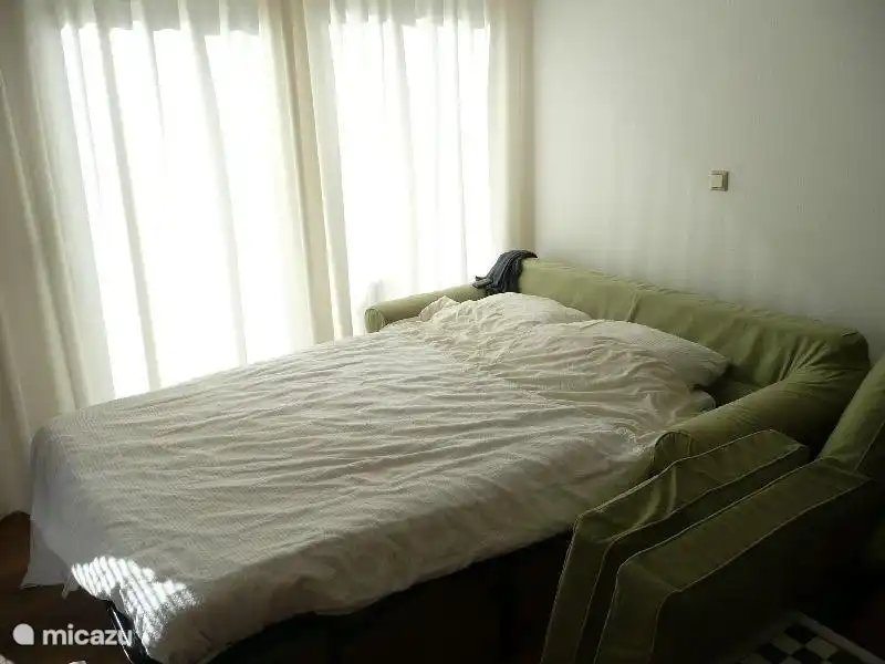 extra slaapbank voor nood in de kamer