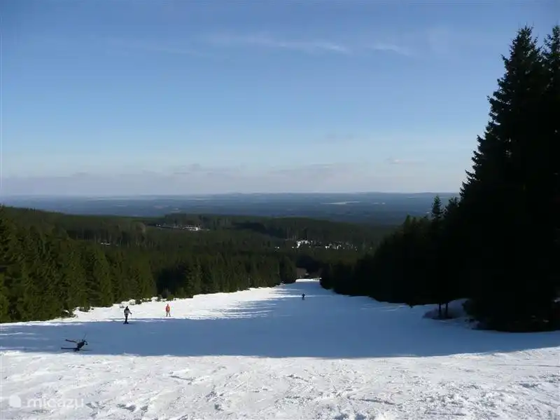 De Kaffeehorst piste halverwege op de Wurmberg in Braunlage