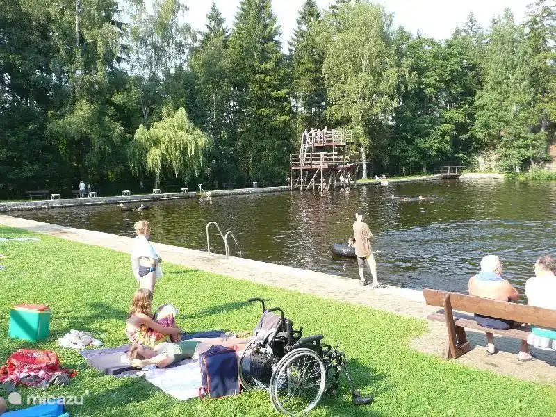 Zemmen in een Waldseebad