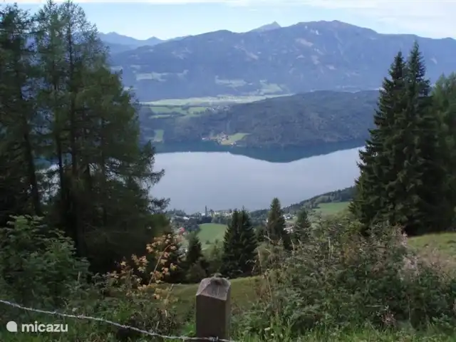 Maison Brunner | Autriche, Carinthie, Dobriach - maison de vacances vue sur le Millstättersee depuis les environs.
