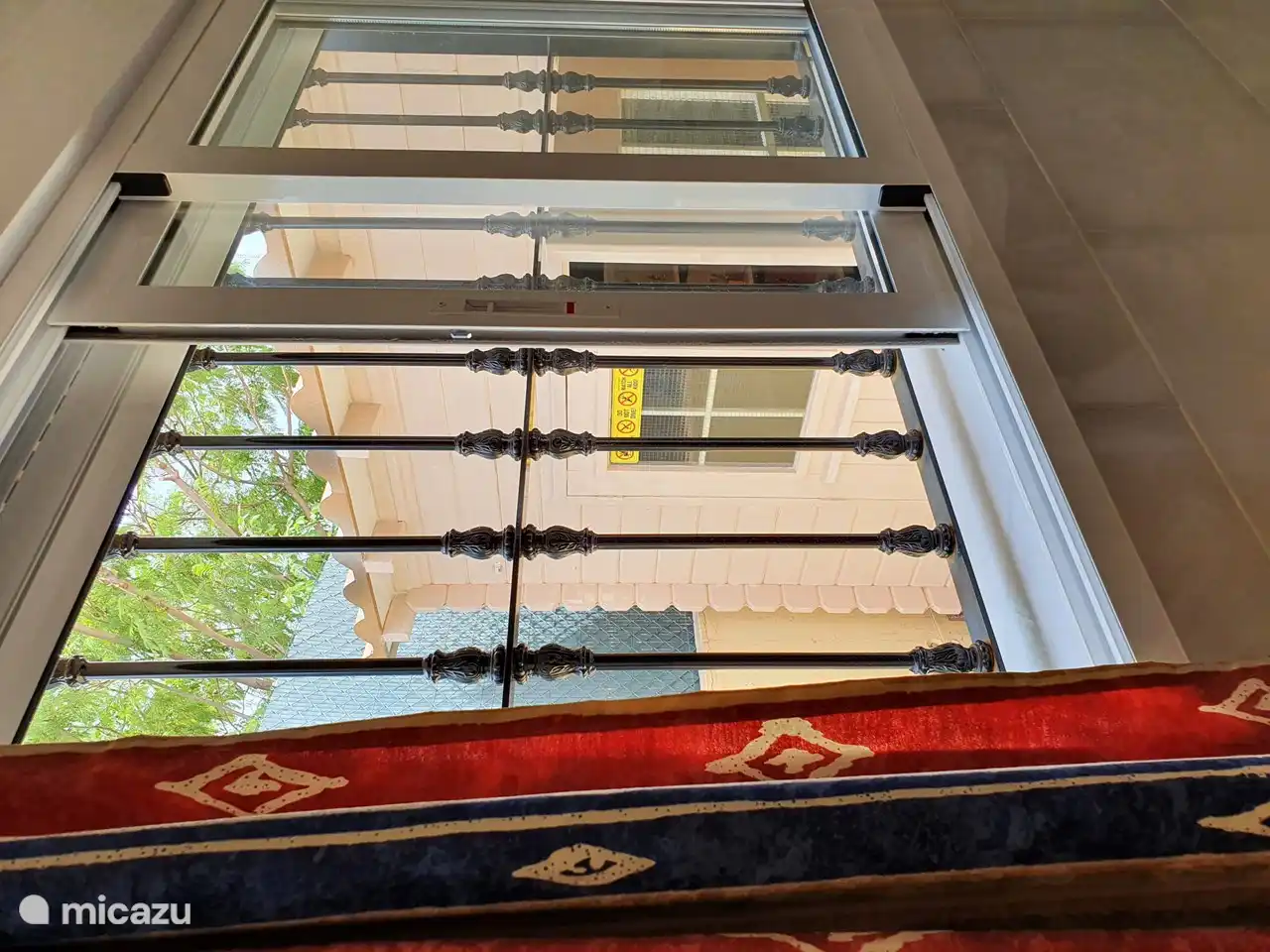 From the pantry you look at the garden shed / outside shed.