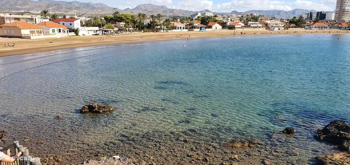 .... is rewarded with a beautiful view of the bay. Miles of sandy beaches stretch along the entire coastline from Bolnuevo to La Azohia. The beach of Puerto de Mazarron is about a 6 km drive from the house