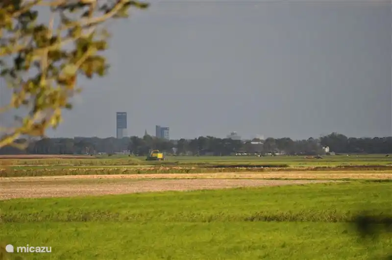 De l'appartement, vous pouvez voir la capitale de la Frise, Leeuwarden.