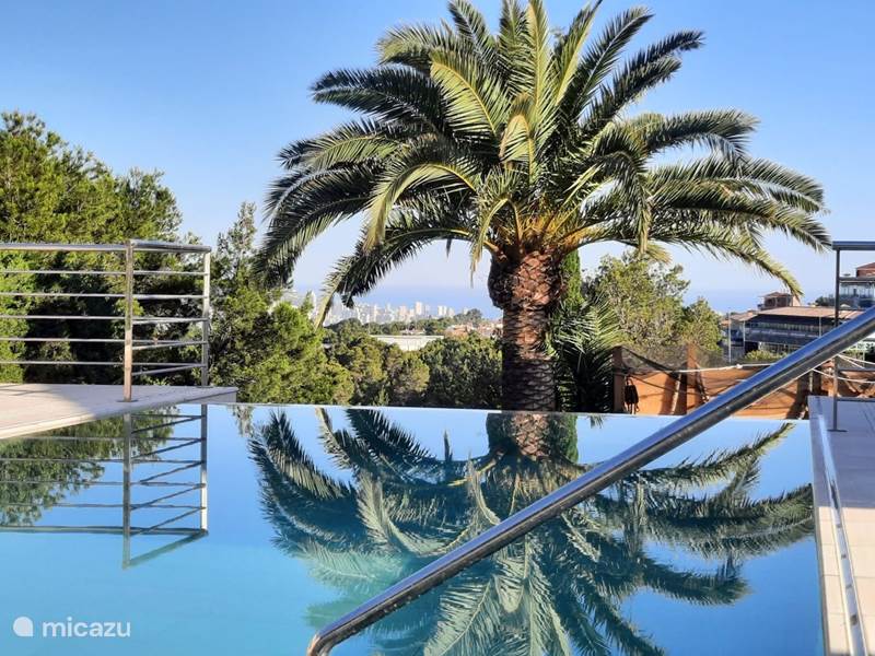 Ferienwohnung Spanien, Costa Blanca, La Nucia Villa Luxusvilla mit Meerblick. 2-8p