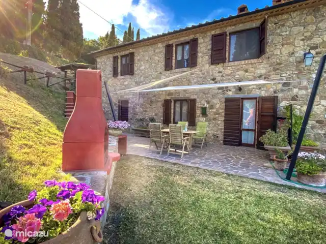 Apartamento Bosco en Italia, Toscana, Montecatini Val Di Cecina - apartamento Terraza apartamento Bosco