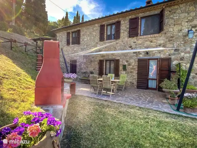 Apartamento Bosco en Italia, Toscana, Montecatini Val Di Cecina - apartamento Terraza privada Bosco con BBQ