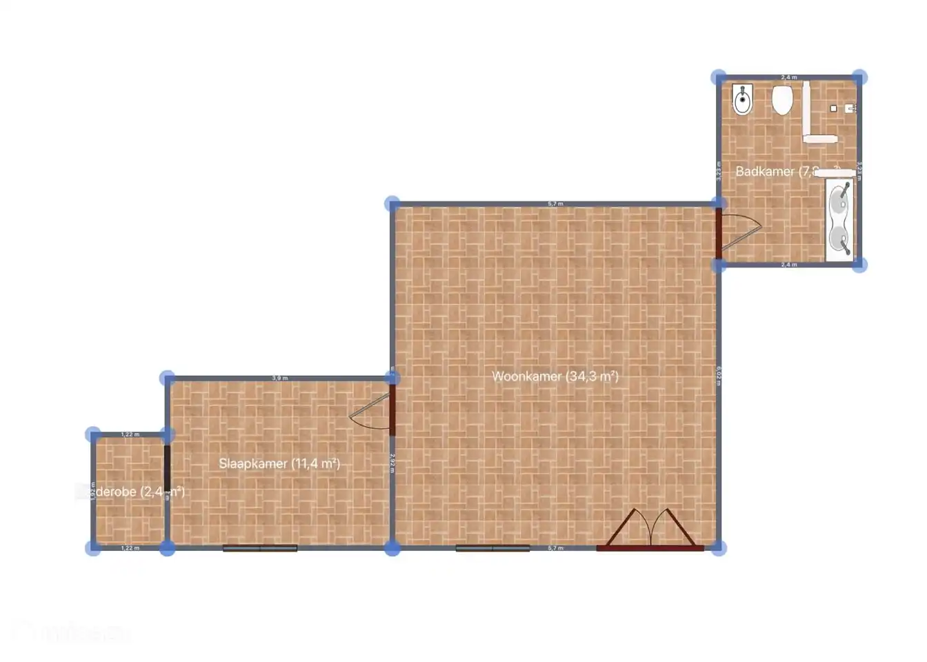 Mapa apartamento Bosco
