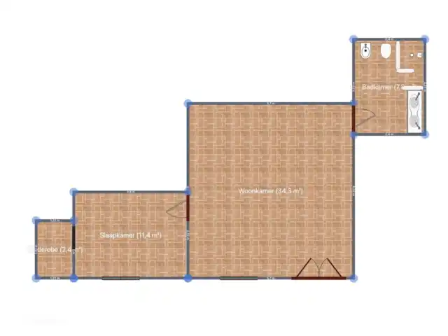 Apartamento Bosco en Italia, Toscana, Montecatini Val Di Cecina - apartamento Mapa apartamento Bosco