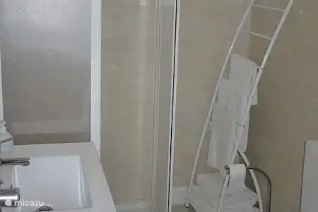 Vakantiehuis Portugal, Algarve, Quarteira appartement MiraMar een van de twee identieke badkamers.