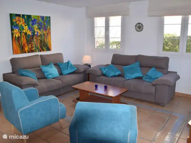Maison de rêve sur golf**** | Espagne, Costa del Azahar, Sant Jordi - villa Le salon spacieux