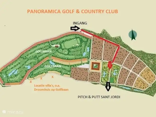 Maison de rêve sur golf**** | Espagne, Costa del Azahar, Sant Jordi - villa Plan Panorámica Golf & Country Club - à gauche sous la position des villas